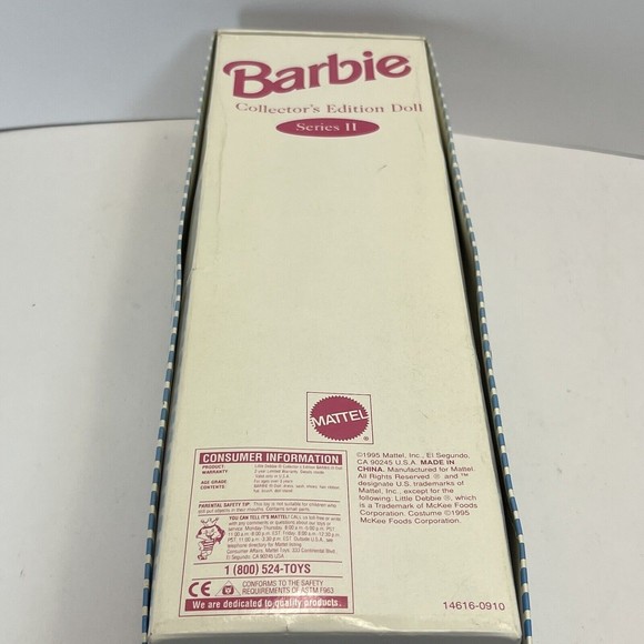 Little Debbie Barbie Collector's Edition Doll Series 2 Mattel 1995 - Picture 9 of 10